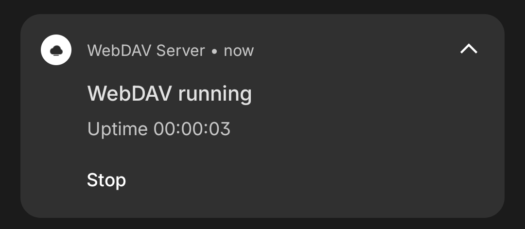 Notification with IP hidden